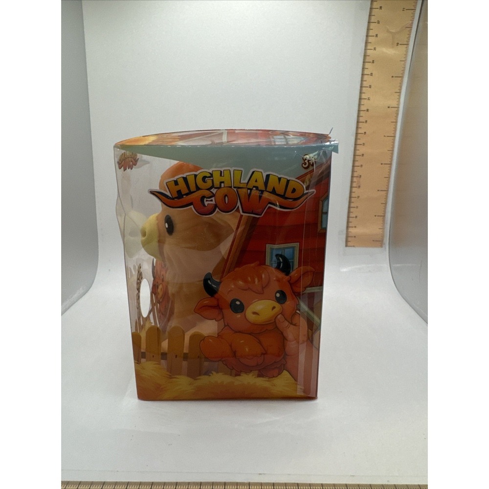AUTHENTIC Highland Cow Squishy Toy Animal Viral Squishy Toy PPNC NEW Sealed - Picture 4 of 6
